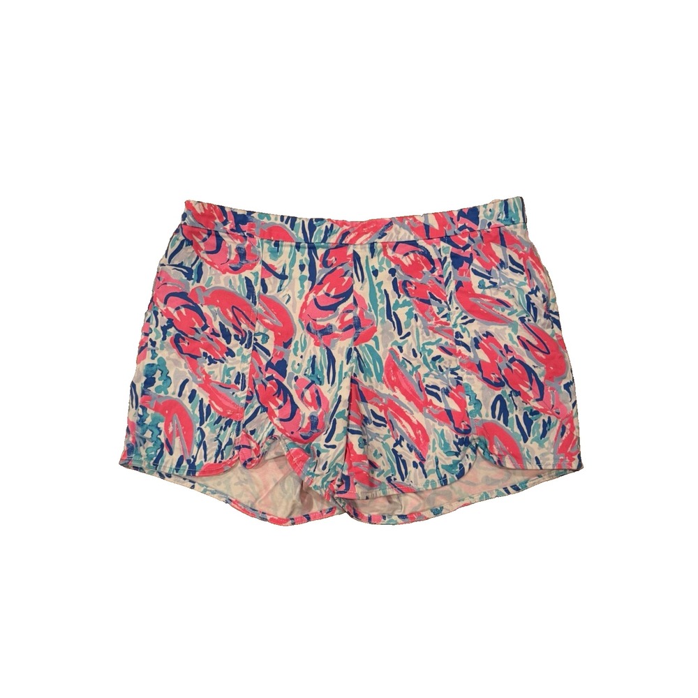 Lilly Pulitzer All Cracked Up Lobster Print Shorts 5"